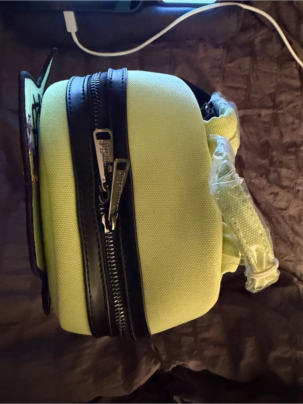 Loungefly Lime Green Oogie Boogie Mini Backpack